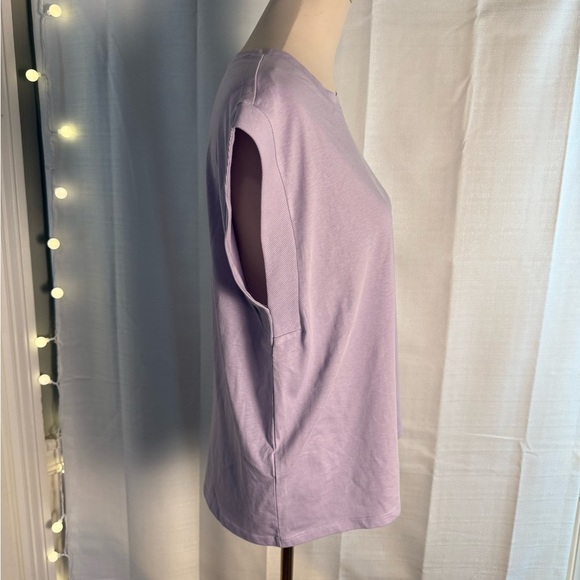 Mango Purple Boxy Muscle Tee - Picture 2 of 9